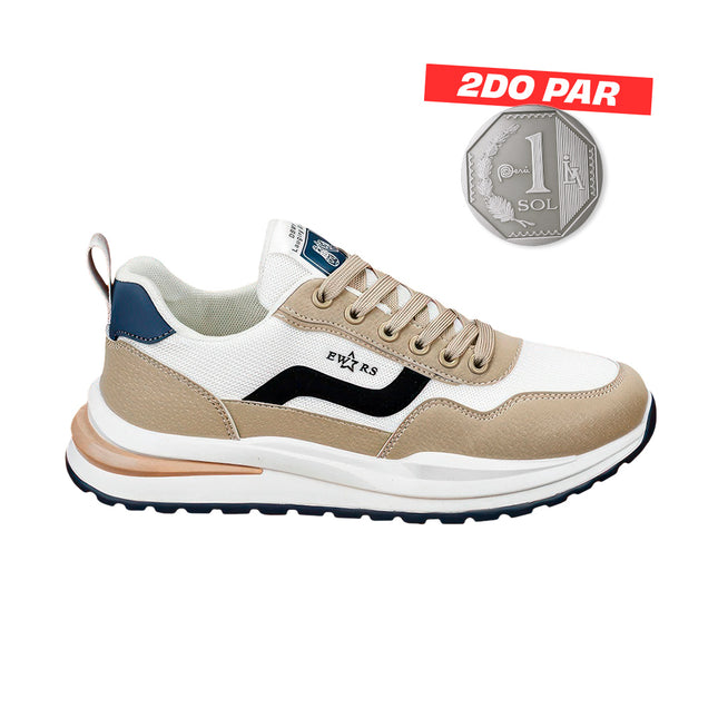 Zapatillas Hombre Melbor Marron Moqenko