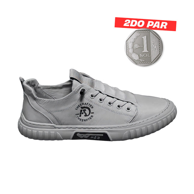 Zapatillas Hombre Toronto Gris Moqenko