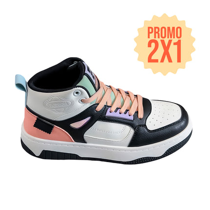 Zapatillas Mujer Atenas Rosado Moqenko