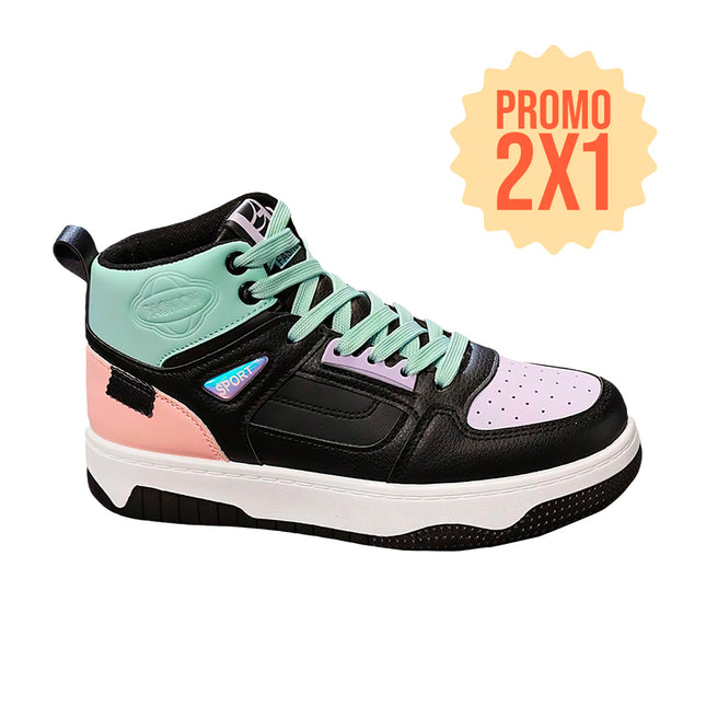 Zapatillas Mujer Atenas Verde Moqenko