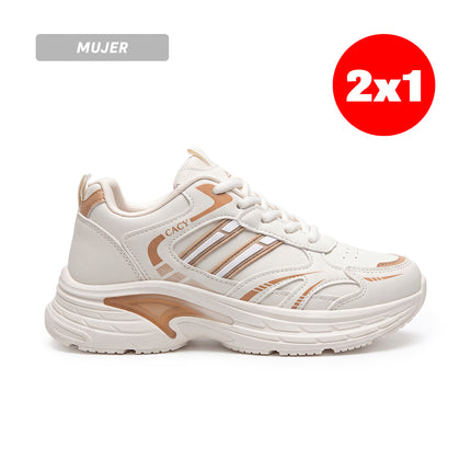 Zapatillas Mujer Beige B141063-1