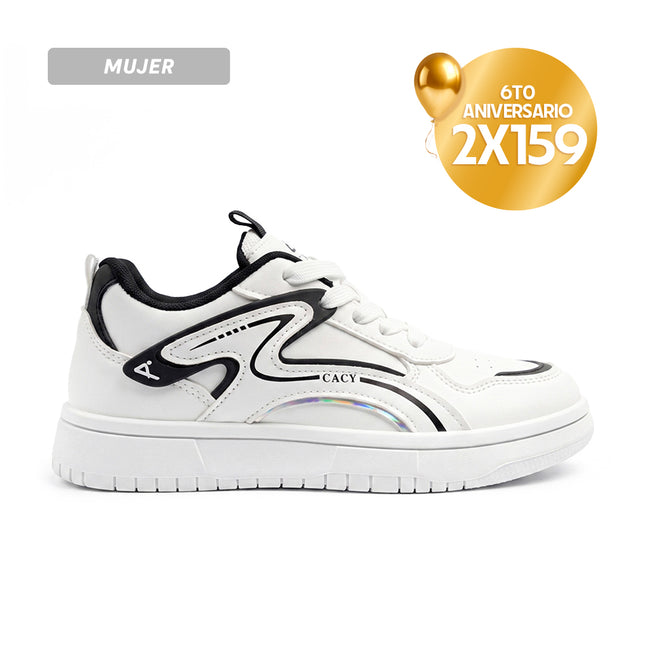 Zapatillas Mujer C10 - 936 Azul B-Negro