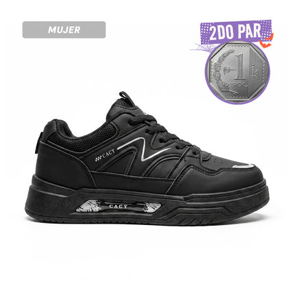 Zapatillas Mujer C13 - 927 Negro