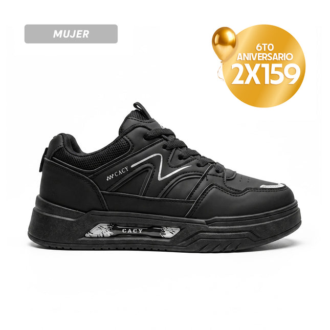 Zapatillas Mujer C13 - 927 Negro