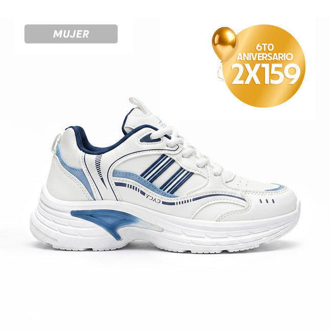 Zapatillas Mujer B14 - 910 B-Azul