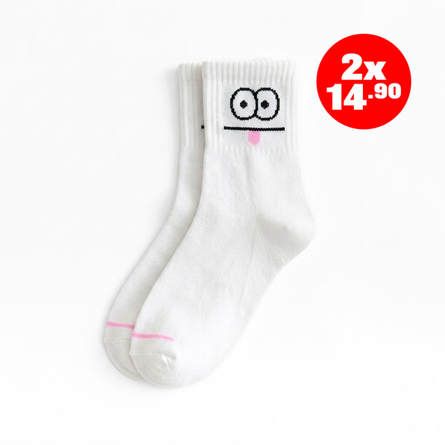 Medias Caritas Blanco