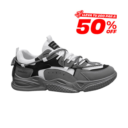 Zapatillas Hombre Coolbrat Gris Moqenko