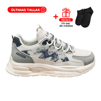 Zapatillas Hombre Dabi Azul Moqenko - Últimos pares
