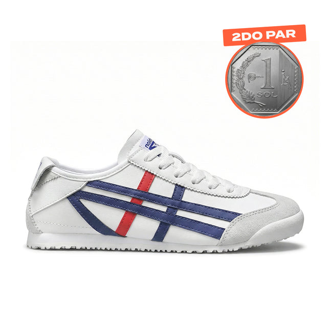 Zapatillas Hombre Fashion Trend Blanco Moqenko
