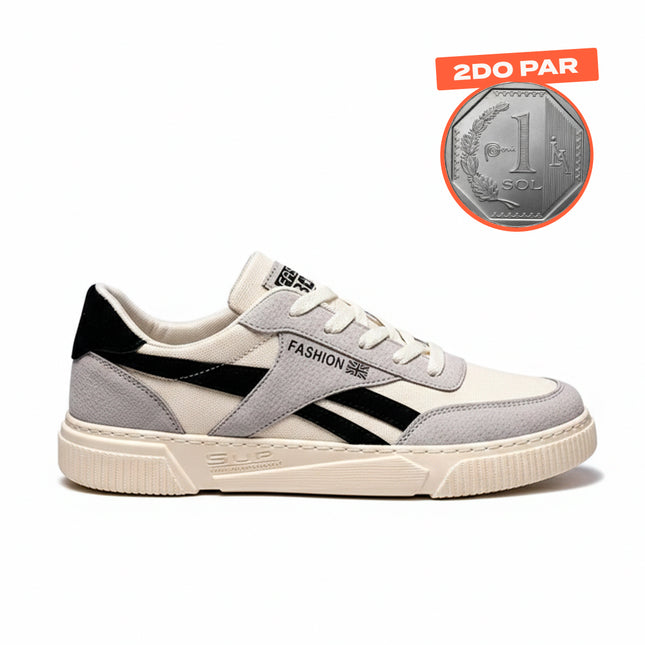 Zapatillas Hombre Flint Negro Moqenko