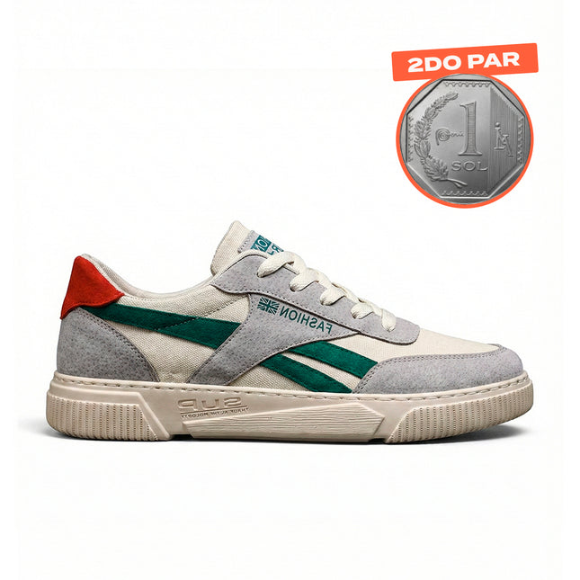 Zapatillas Hombre Flint Verde Moqenko