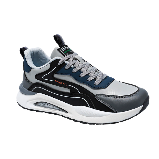 Zapatillas Hombre Kronix Gris Moqenko PV