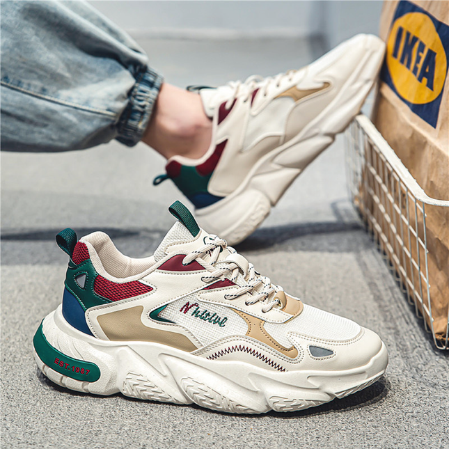 Zapatillas Hombre Multix Beige Moqenko