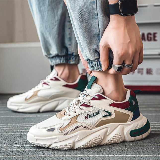 Zapatillas Hombre Multix Beige Moqenko