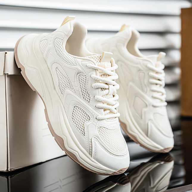 Zapatillas Hombre Halo Beige Moqenko