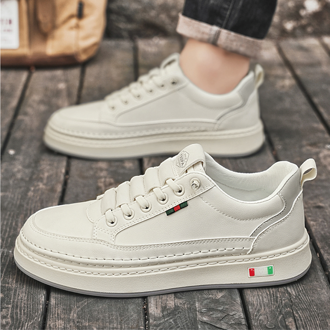 Zapatillas Hombre Vektor Beige Moqenko PV