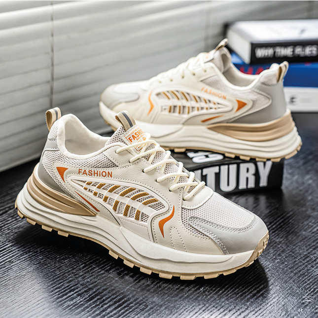 Zapatillas Hombre Vantage Beige Moqenko