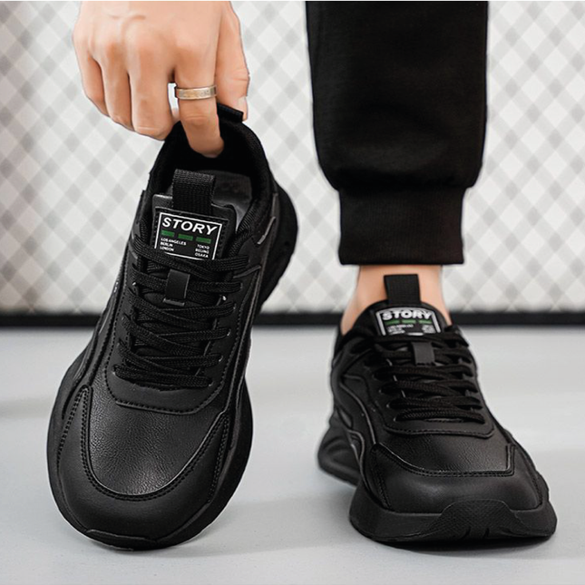 Zapatillas Hombre Kronix Negro Moqenko