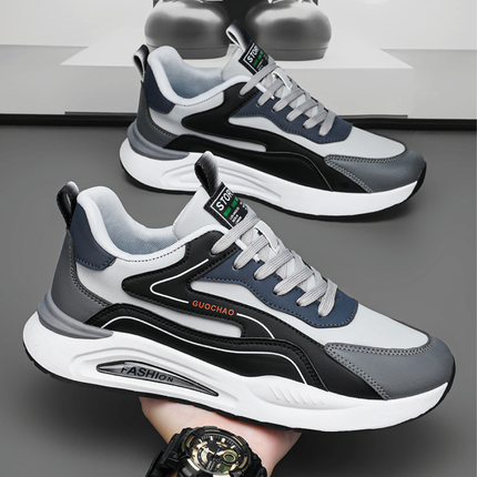 Zapatillas Hombre Kronix Gris Moqenko PV
