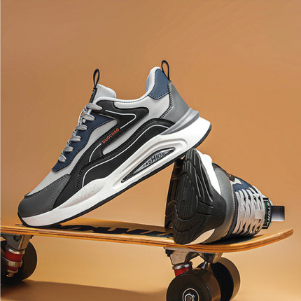 Zapatillas Hombre Kronix Gris Moqenko PV
