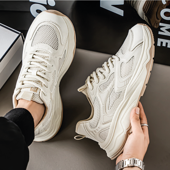 Zapatillas Hombre Halo Beige Moqenko