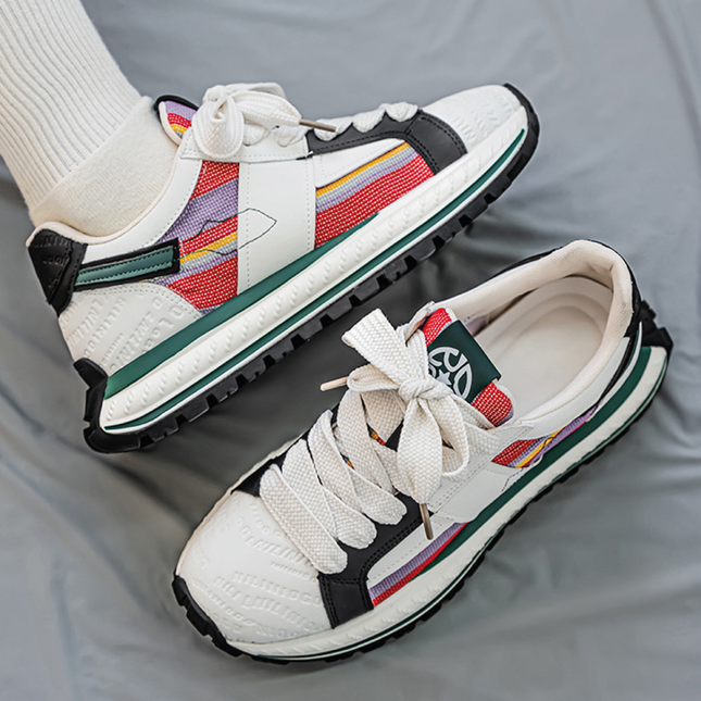 Zapatillas Hombre Prisma Rojo Moqenko