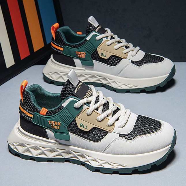 Zapatillas Hombre Zeron Verde Moqenko