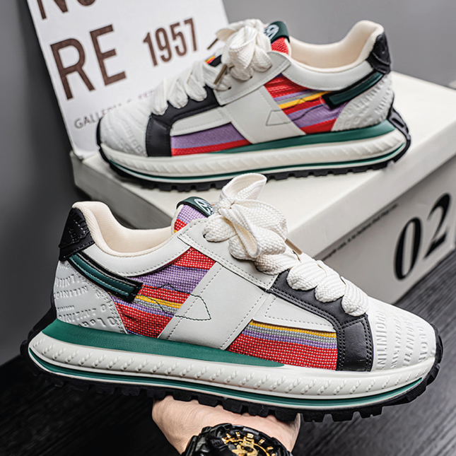 Zapatillas Hombre Prisma Rojo Moqenko