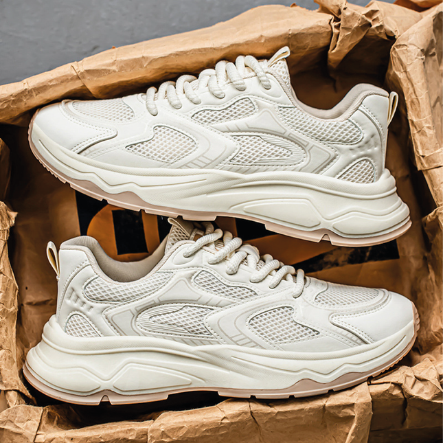 Zapatillas Hombre Halo Beige Moqenko