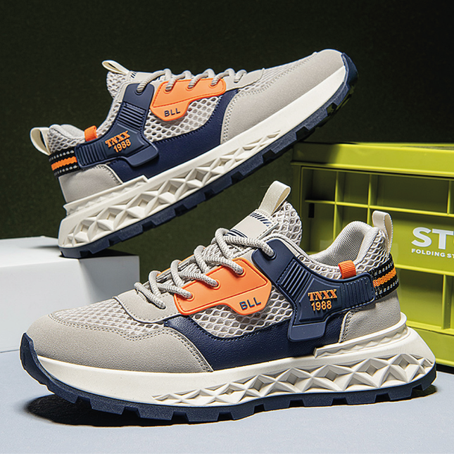 Zapatillas Hombre Zeron Naranja Moqenko