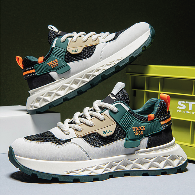 Zapatillas Hombre Zeron Verde Moqenko