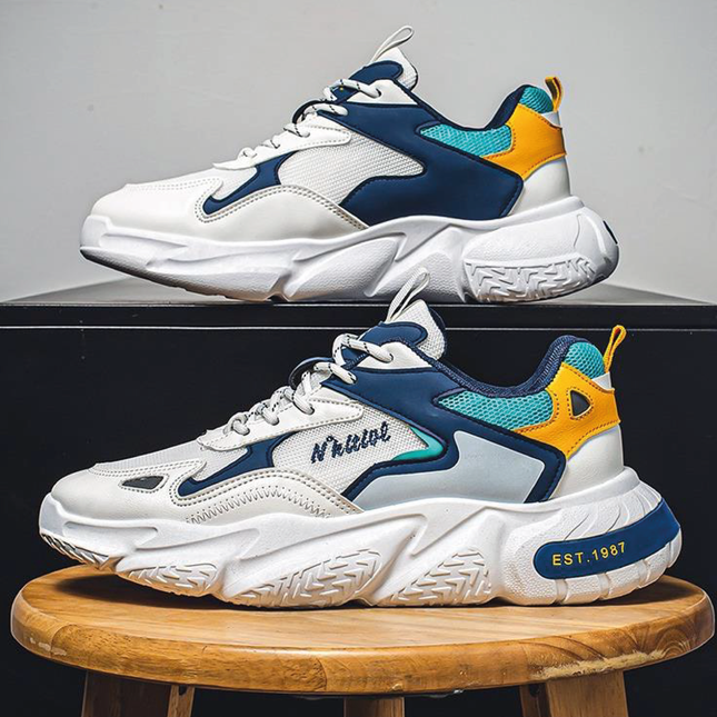 Zapatillas Hombre Multix Azul Moqenko