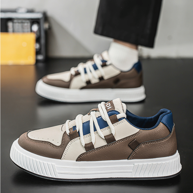 Zapatillas Hombre Kraft Marron Moqenko