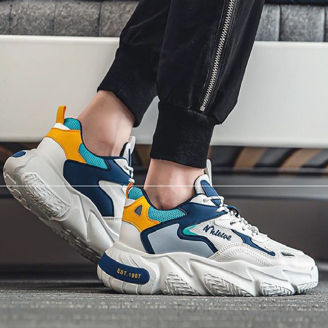 Zapatillas Hombre Multix Azul Moqenko