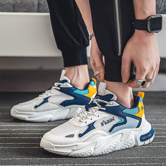 Zapatillas Hombre Multix Azul Moqenko