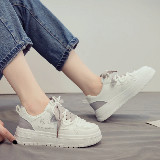 Zapatillas Mujer Luna Gris Moqenko