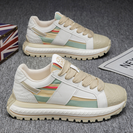 Zapatillas Hombre Prisma Beige Moqenko PV