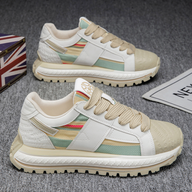 Zapatillas Hombre Prisma Beige Moqenko PV