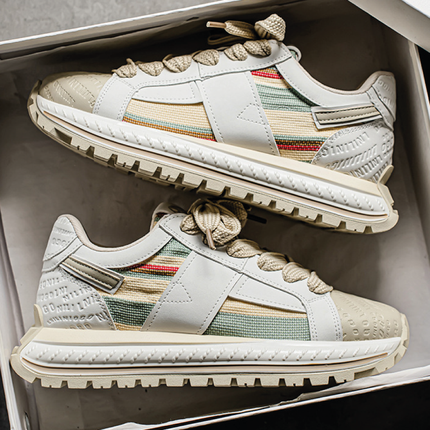Zapatillas Hombre Prisma Beige Moqenko PV