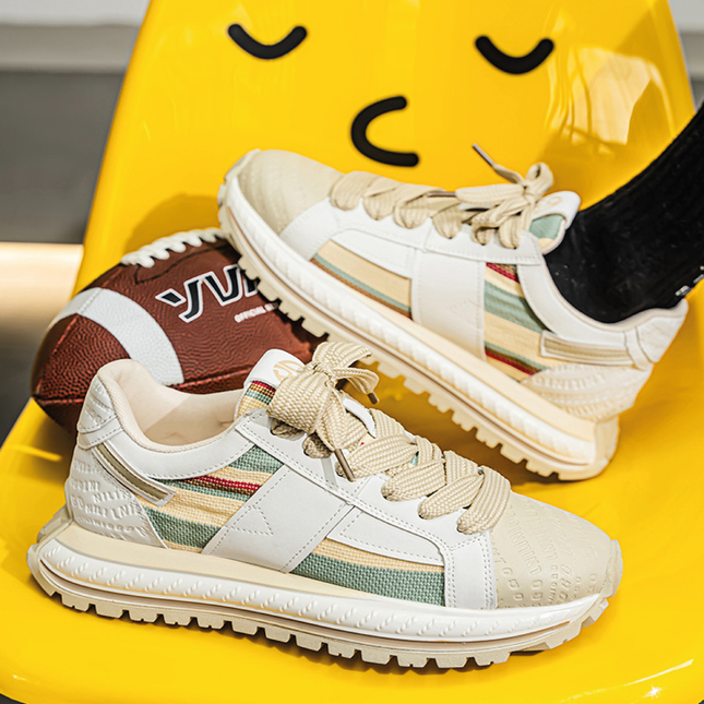 Zapatillas Hombre Prisma Beige Moqenko