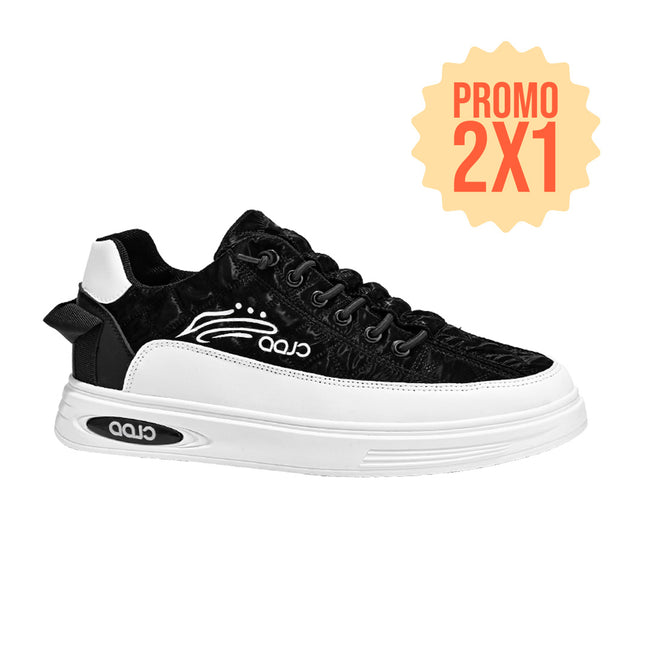 Zapatillas Hombre Gales Negro Moqenko