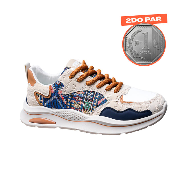 Zapatillas Hombre Guo Chao 2.0 Beige Moqenko