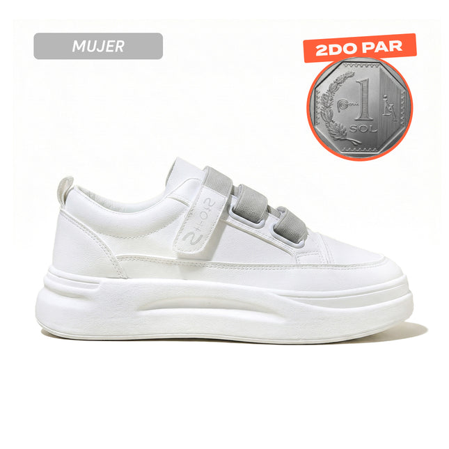 Zapatillas Mujer Ivy Gris Moqenko