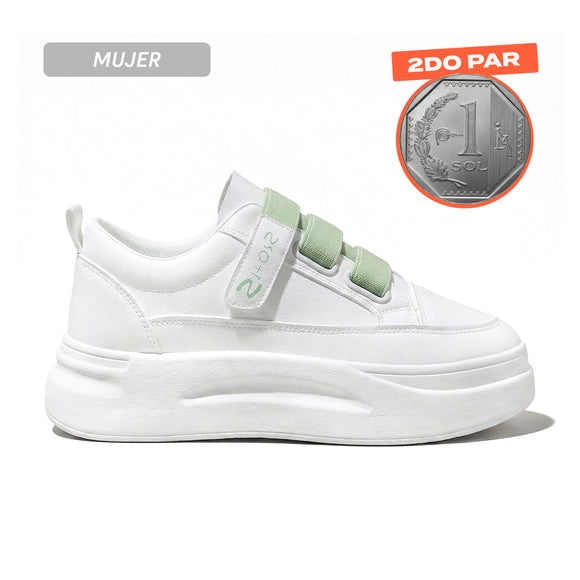 Zapatillas Mujer Ivy Verde Moqenko