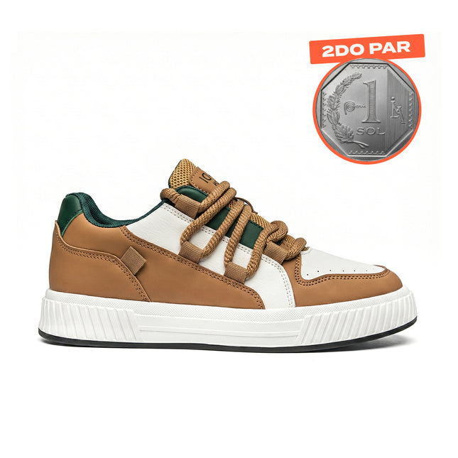 Zapatillas Hombre Kraft Kakhi Moqenko