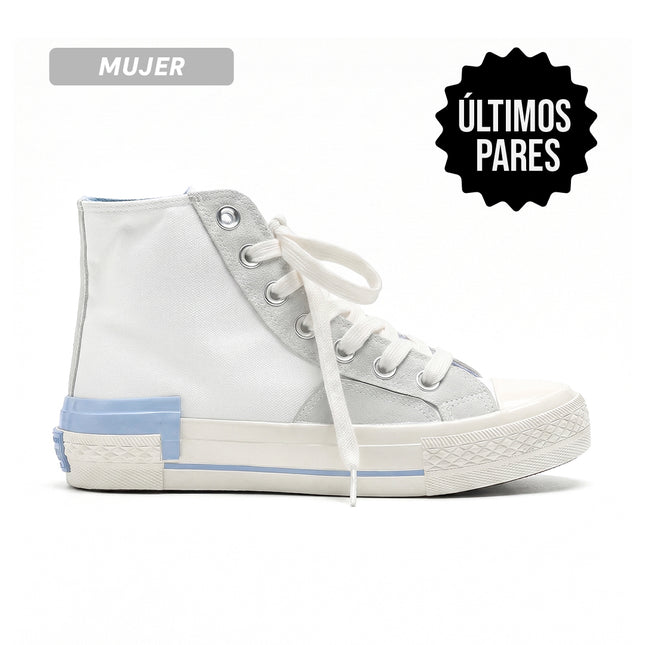 Zapatillas Mujer Tokio Azul Moqenko