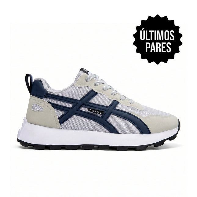 Zapatillas Hombre Pibu Gris Moqenko