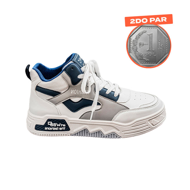 Zapatillas Hombre Luanda Azul Moqenko