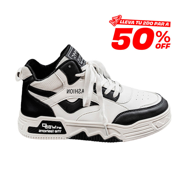 Zapatillas Hombre Luanda Negro Moqenko