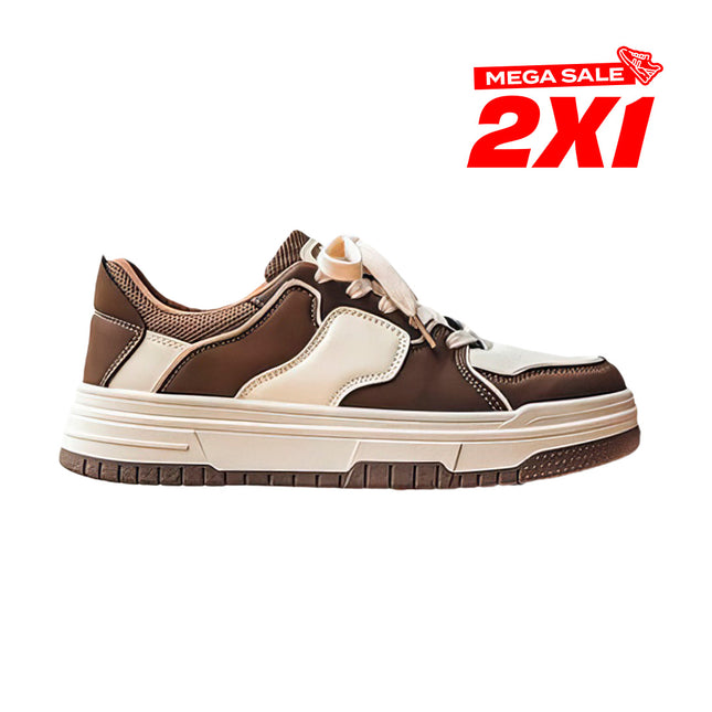 Zapatillas Hombre Lyon Marron Moqenko